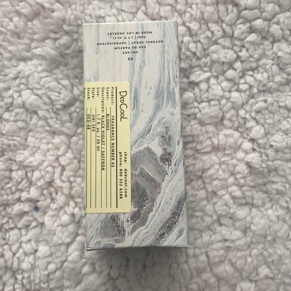 UNOPENED FRAGRANCE 03 "BLONDE"